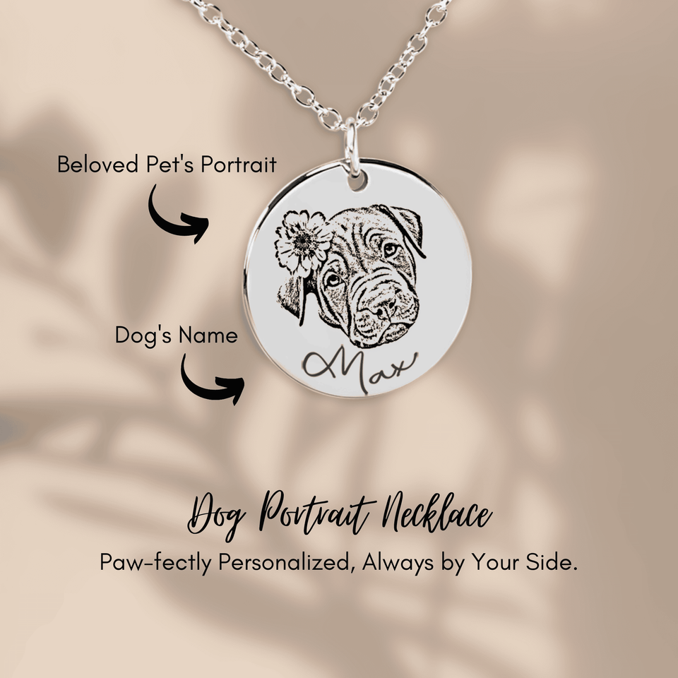 Dog Portrait Necklace