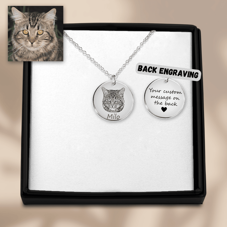 Cat Portrait Necklace