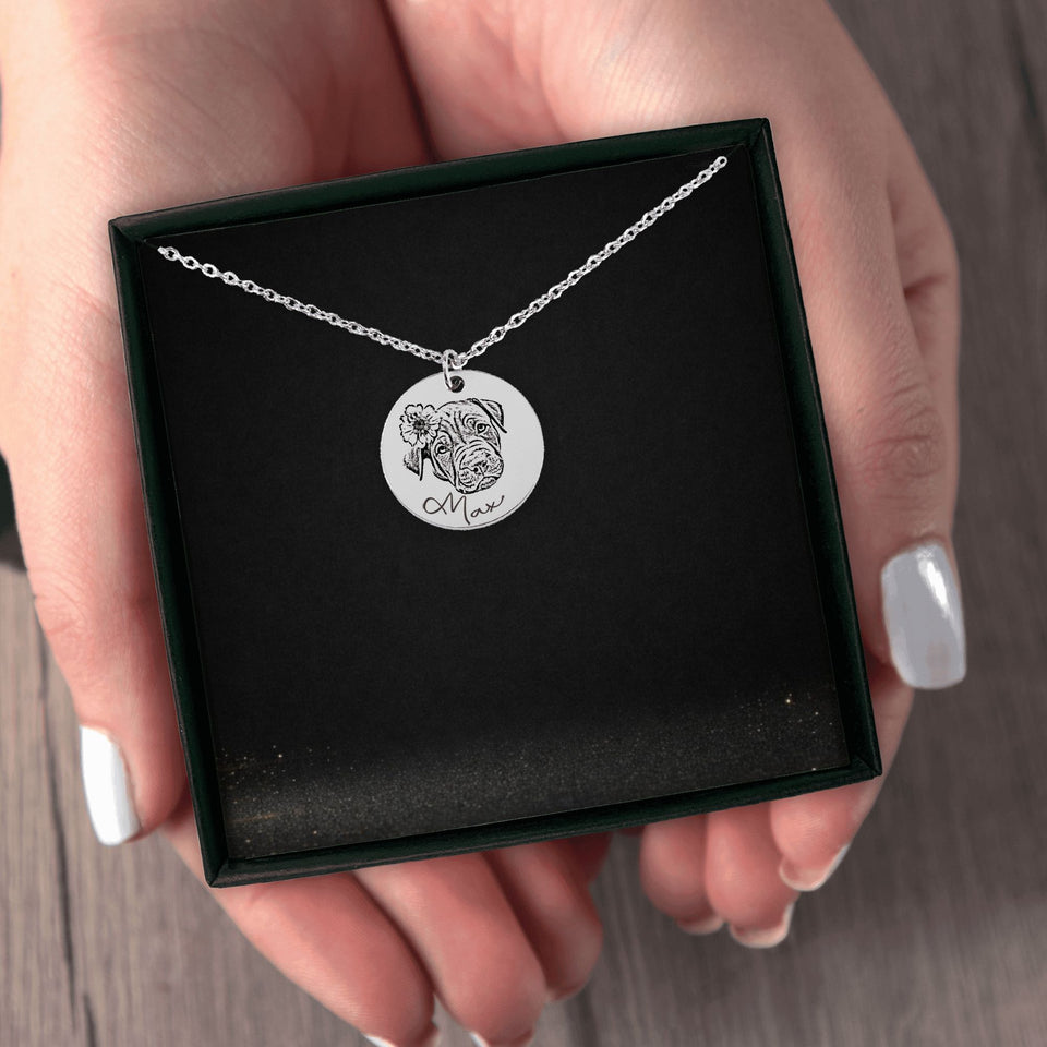 Dog Portrait Necklace